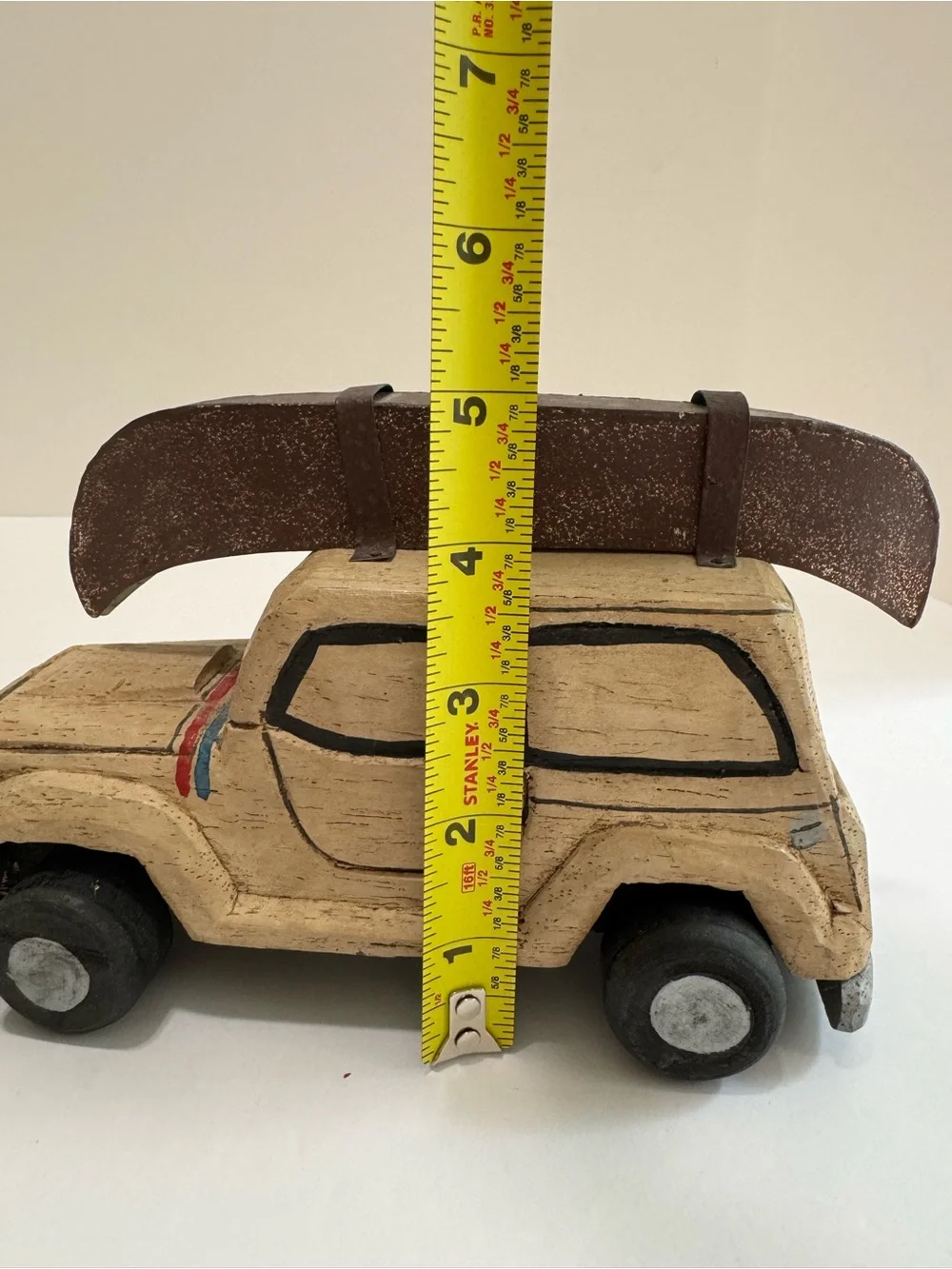 Vintage Wooden Jeep Style Car Canoe Rustic Cabin Decor